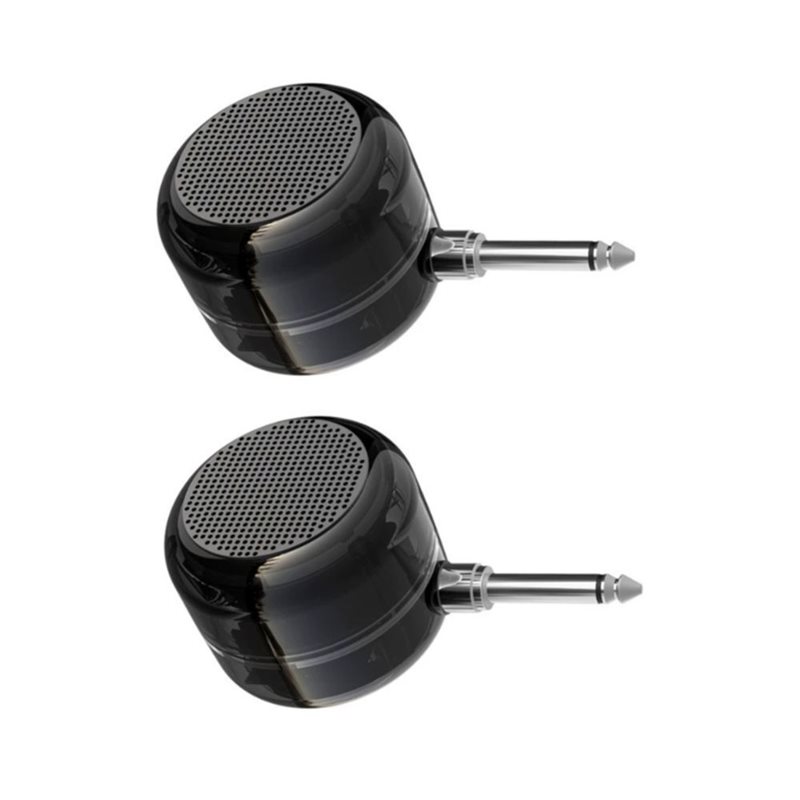 For 3.5mm 6.35mm Electric Guitar Speaker 2PCS Large Volume Stereo Amplifier Without Bluetooth Direct-Plug