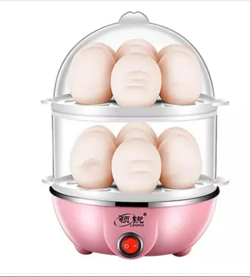 Double Layer Egg Cooker Boiler Steamer