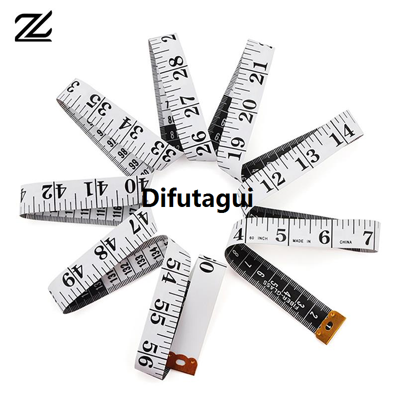 Difutagui 1.5M Soft Tape Measure Double Scale Body Sewing Flexible Ruler Bargain price For Weight Loss Medical Body Measurement Sewing Tailor Craft