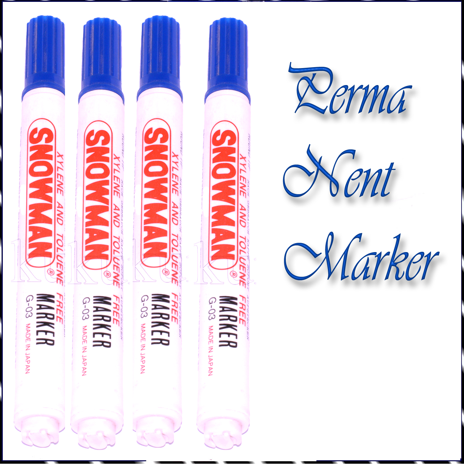 Permanent Marker Red Pilot ( Set of 4 Pcs )