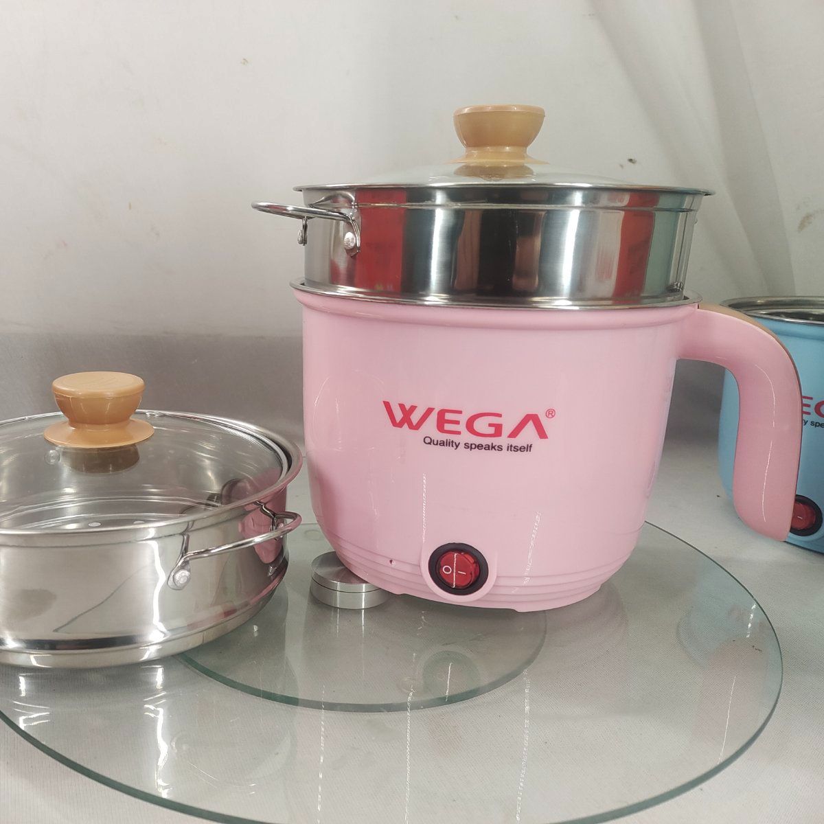 Multifunctional Portable Double Layer Electric Mini Food Steamer