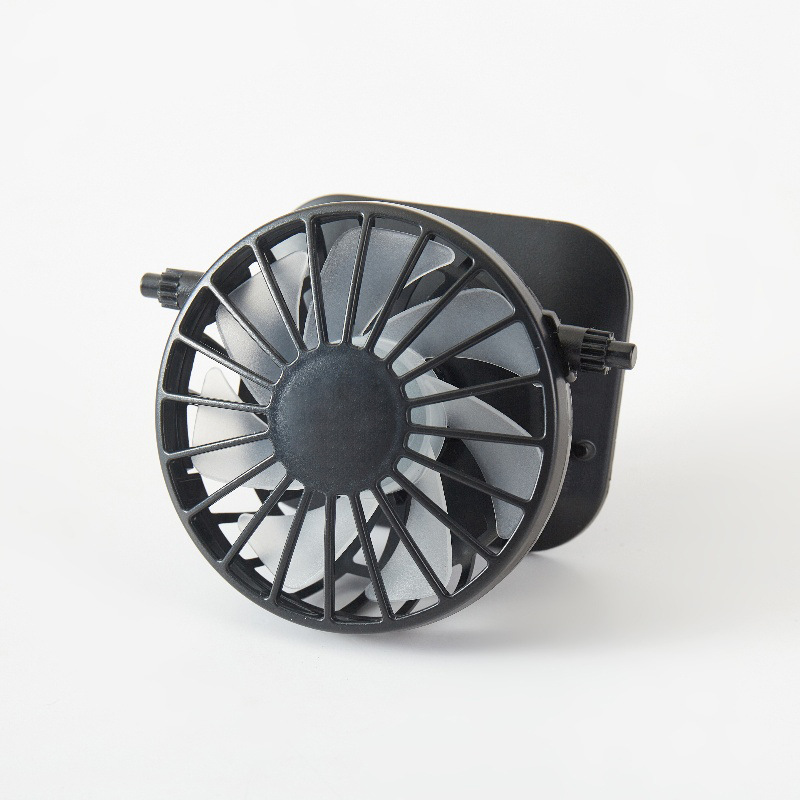 Clip fan, solar rechargeable battery fan, strong wind cooling, hand-held hole-digging electric fan, multi-purpose