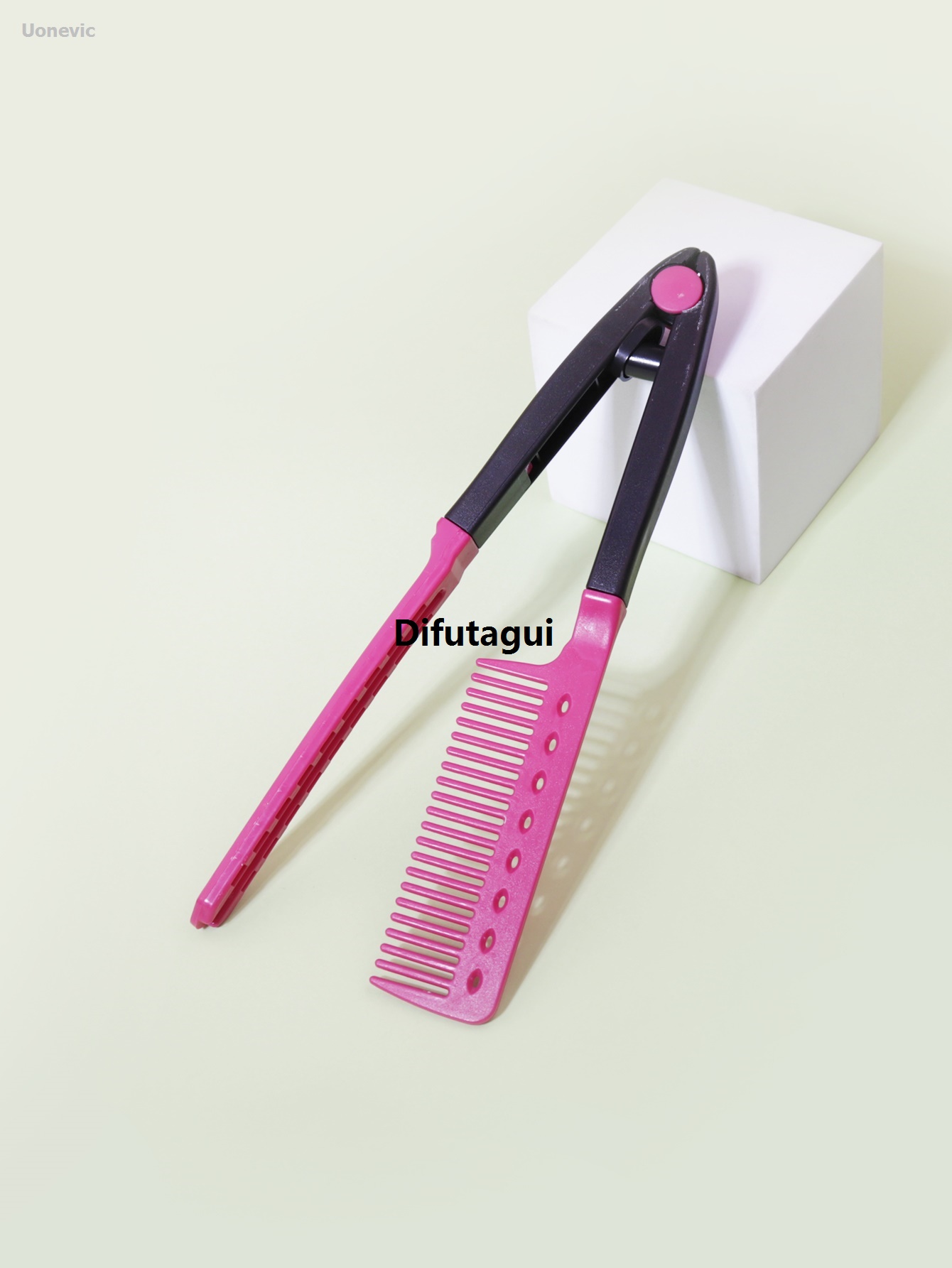 Difutagui V-Straight Beauty Styling Straight Hair Salon Hairbrush 2025 【2025 Version】 New Comb 1 Piece Flat Straight Hair Comb Straightener