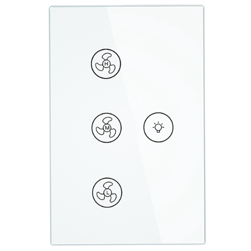 WiFi Light Lamp Wall Switch Light Smart Switch Smart Life/Tuya APP Remote Various Speed Control