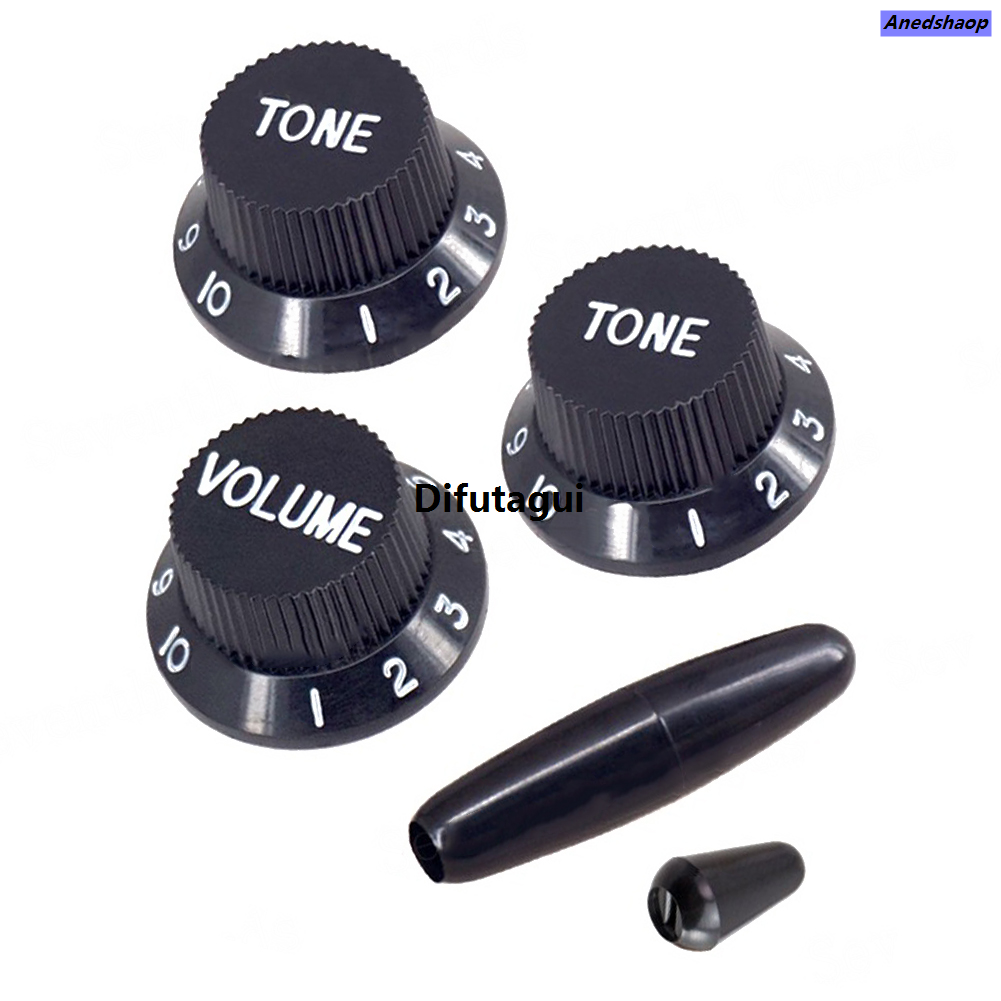 Difutagui 3Pcs Guitar Speed Control Knobs 1Volumes 2 Tones Knob For ST2025 2025 New New SQ Electric Guitar High Quality Knobs With Faultless Finish
