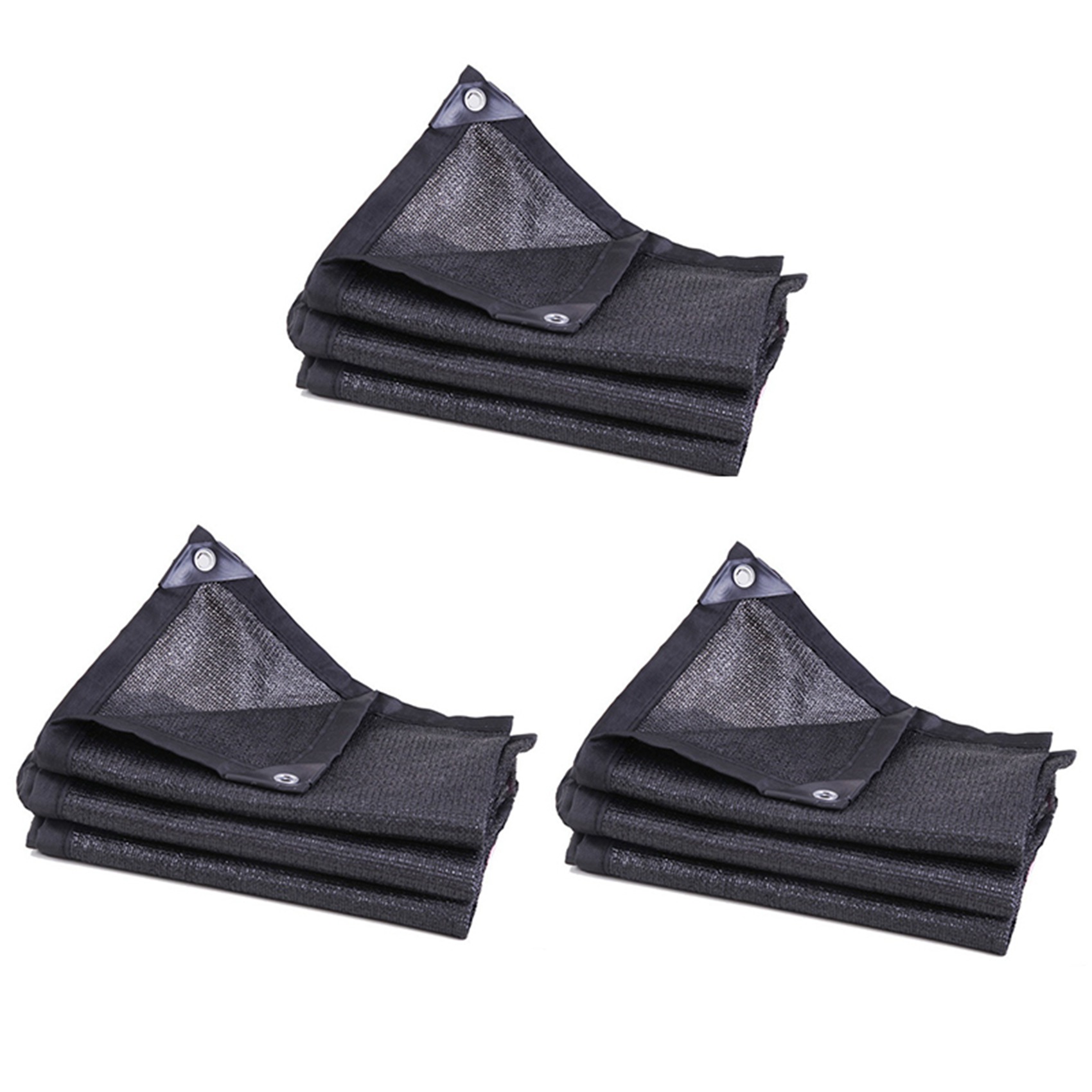 NAMUNY 3X Sun Sunblock Outdoor Garden Anti-Uv Sunscreen Shade Sails Sunblock Shade Cloth Net for Plant Greenhouse Car