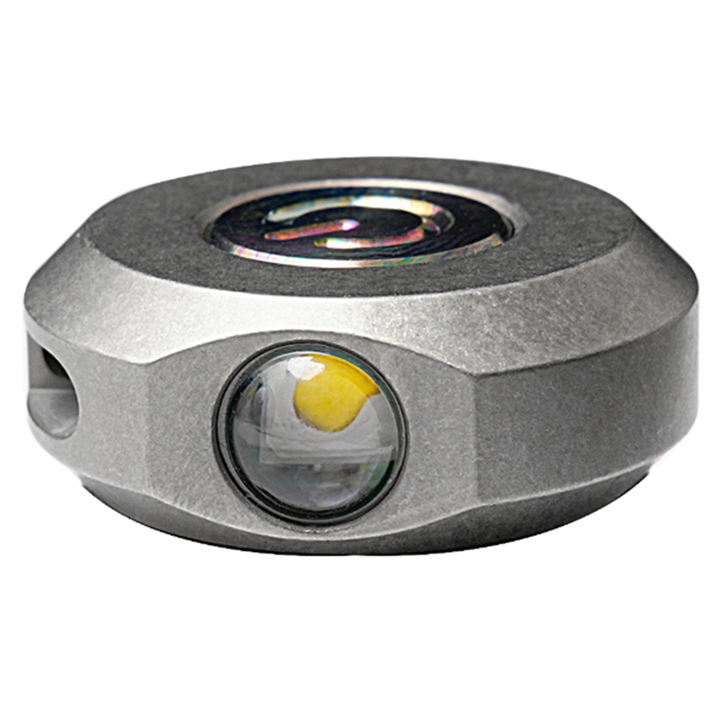 ARELENE Mini Titanium Alloy Flashlight Light Rechargeable Bright Portable with Magnet Lighting Outdoor Camping