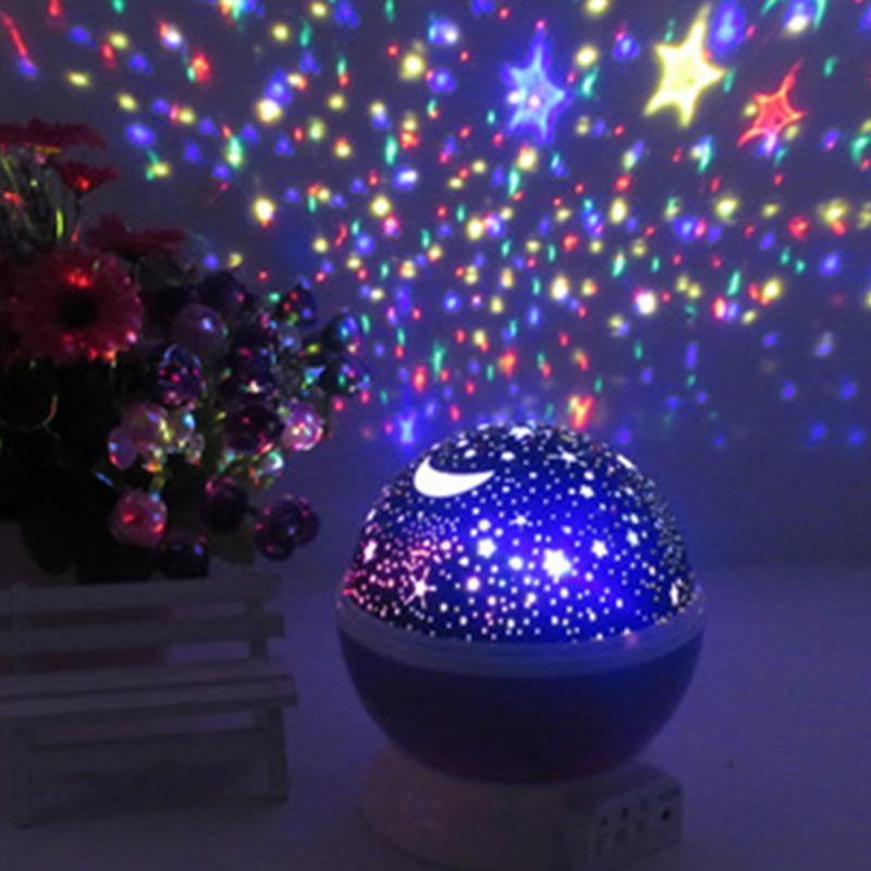 Color full Star Master Projector Night Light with Auto Rotating
