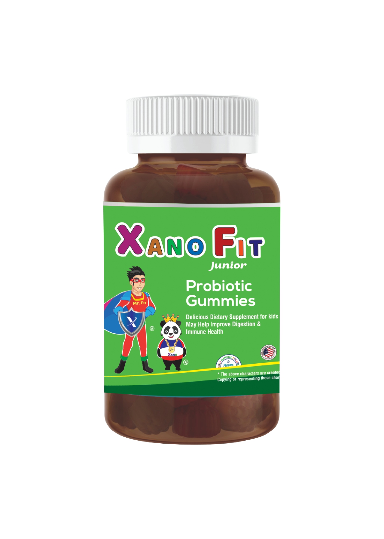 Xano fit Junior Probiotic Gummies- 30 Gummies for Digestive Health