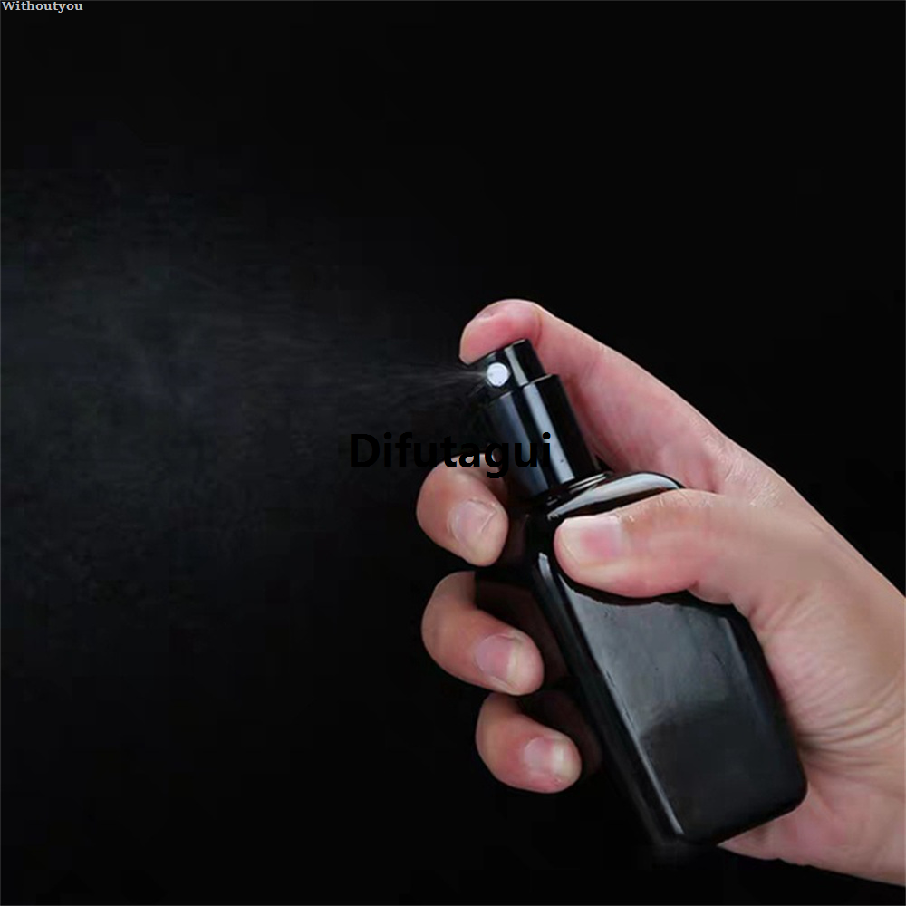 Difutagui Withoutyou Cosmetics with lid, dark brown, brown/50ML/30ML/20ML, 10ML/100ML, High Quality Hot Selling perfume bottle, spray bottle, refillable glass bottle