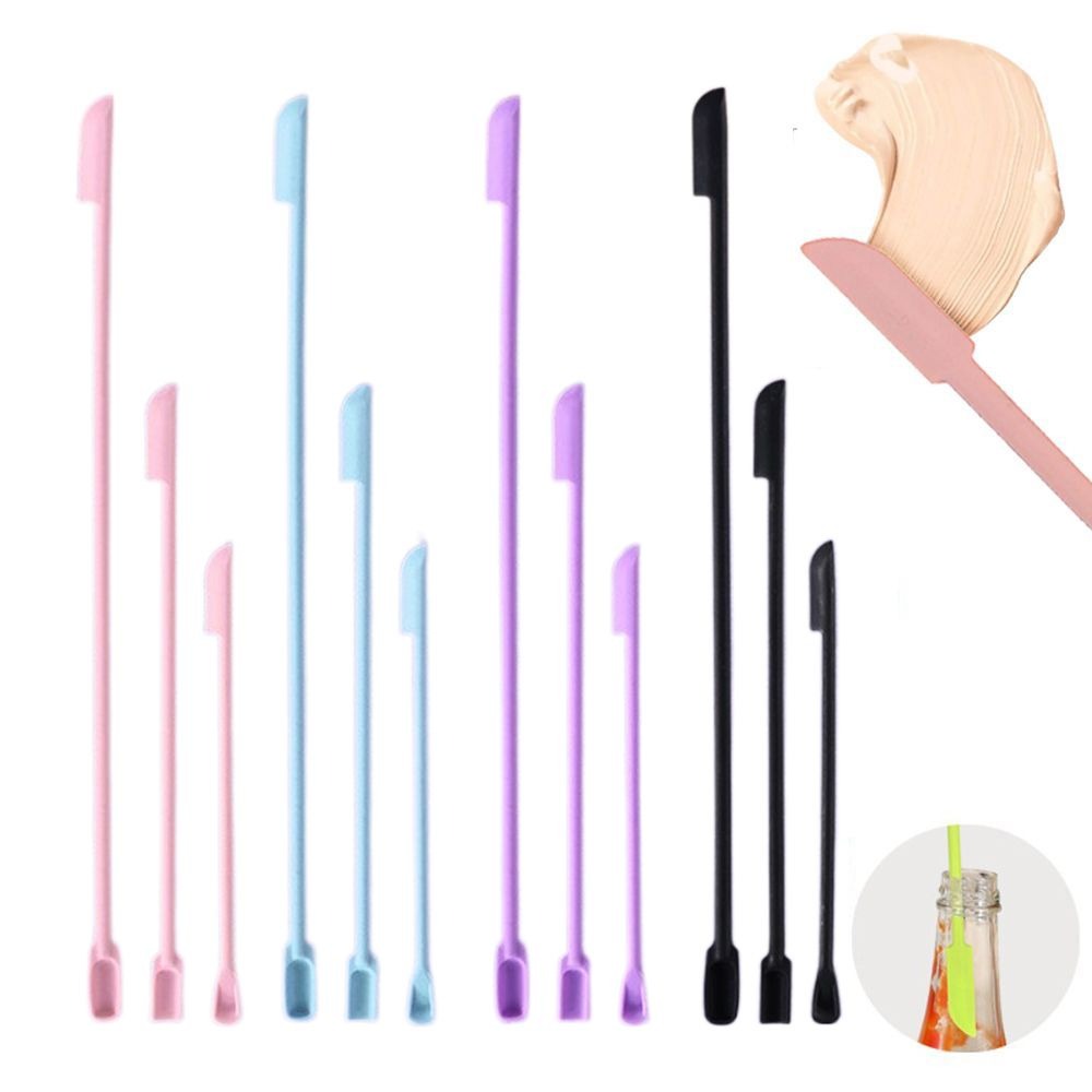 Lotion Double-Head Cosmetic Kitchen Accessories Beauty Tools Face Mask Brush Makeup Brushes Cosmetics Spoon Deep Bottle Scraper Silicone Spatula