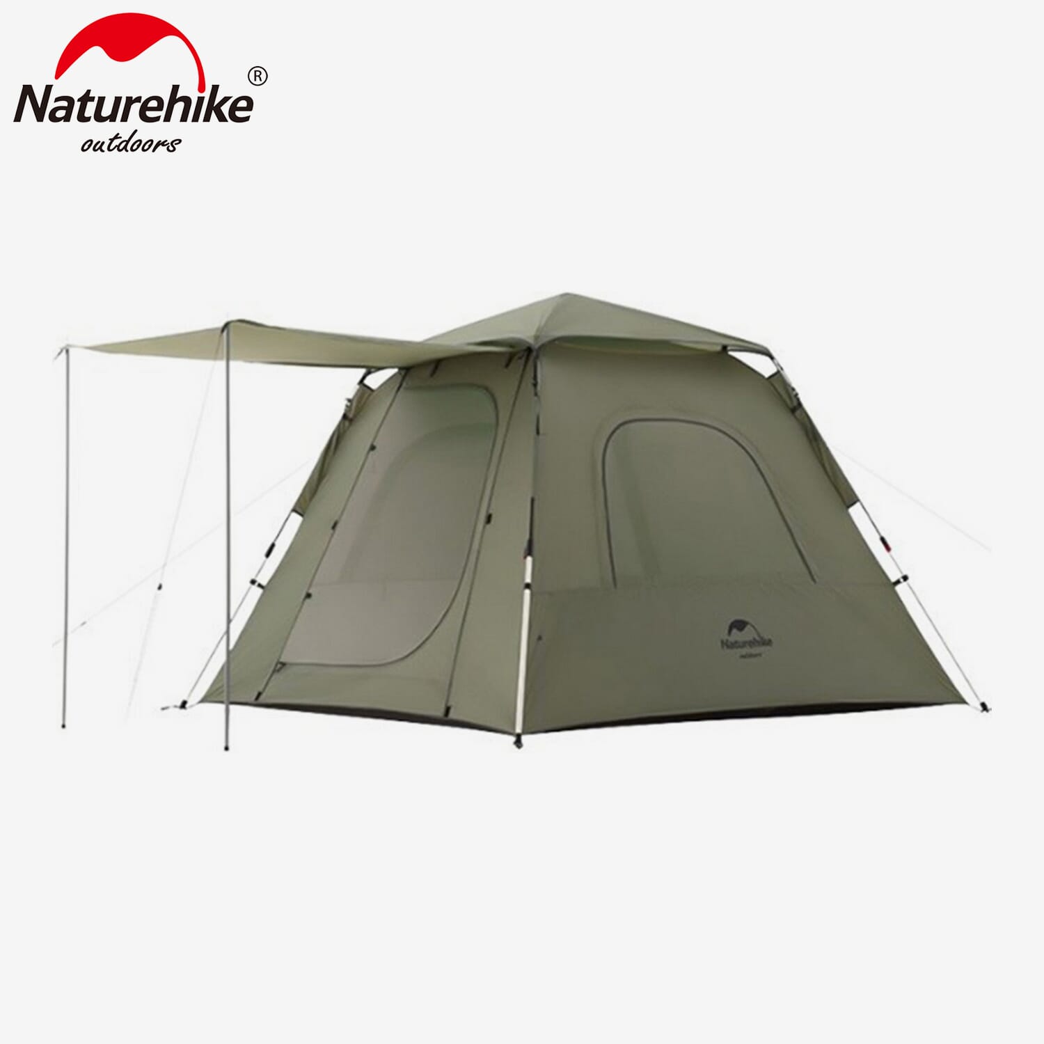 Naturehike Ango Pop Up Tent Automatic Tent Outdoor Portable Folding 3 Person Family Tent for Camping Park