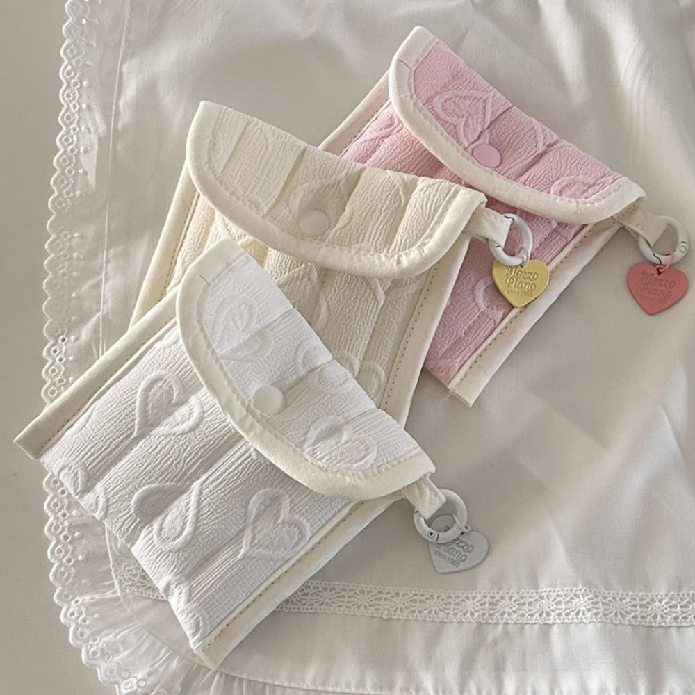 Portable Coin Purse Lightweight Square Small Storage Bag Cute Hanging Wallet for Valentine Girls Use Travel School Gift