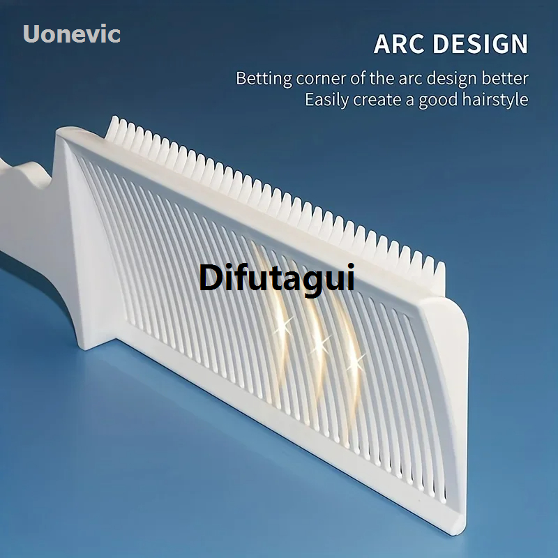 Difutagui Salon styling tools fade comb professional hair cutting comb Luxury High Quality mixed flat top barber comb men's heat-resistant fade brush
