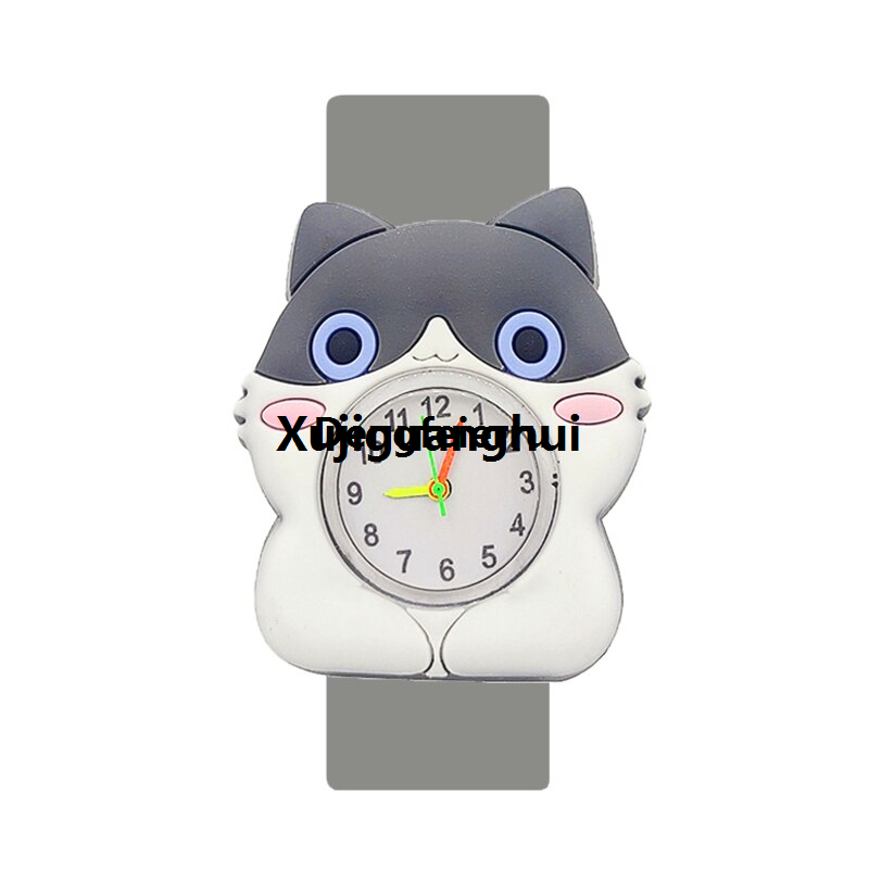 Xujiguanghui Cartoon Flamingo Watch Kids Children Watches Boys Girls Student Clock 3D Panda/owl/fox Animal Baby Toy Child Birthday Party Gift