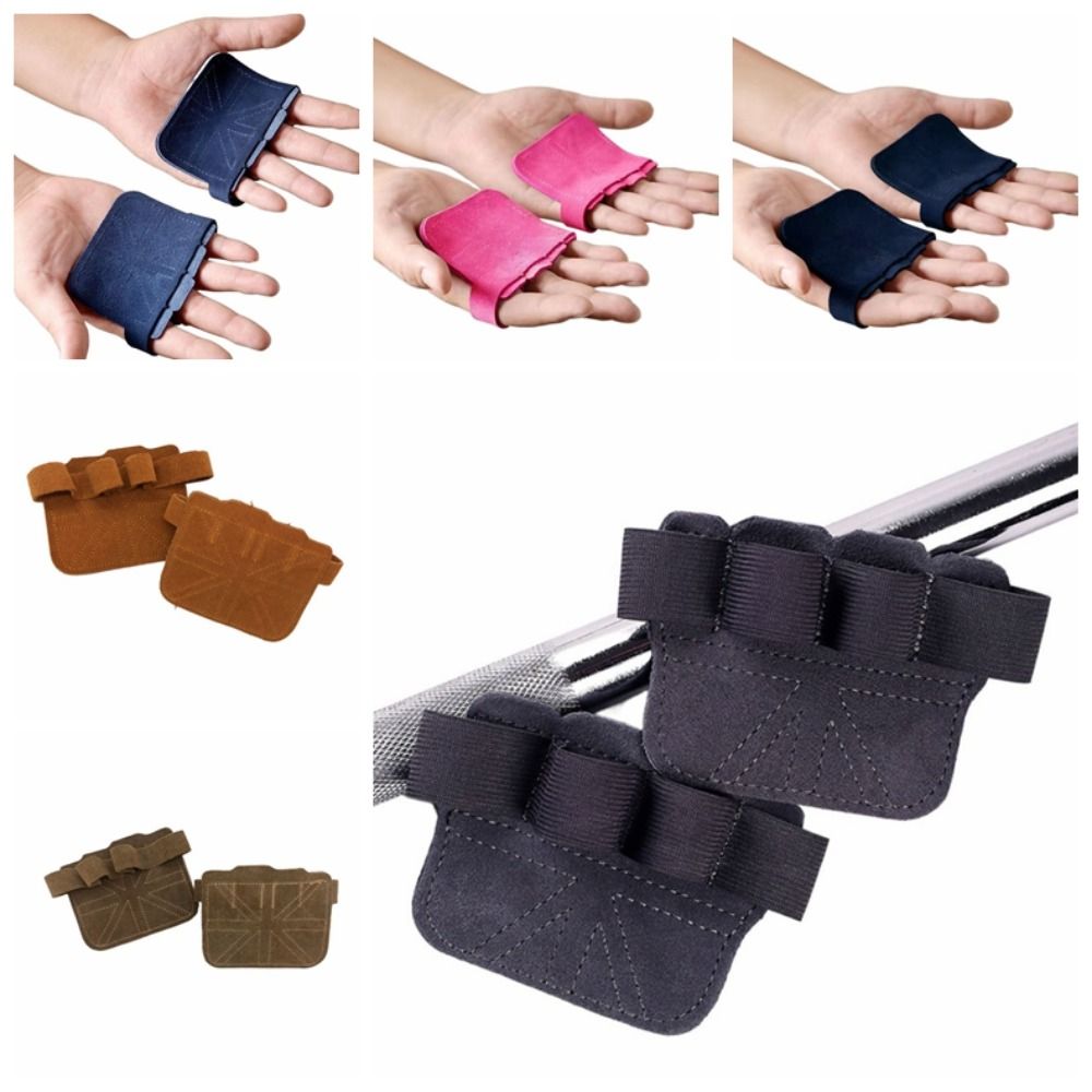 Gym Hand Grip Half Finger Weight Lifting Training Gloves Anti-Skid Palm Protection Portable Durable Fitness Hand Gloves for 1Pair Dumbbell