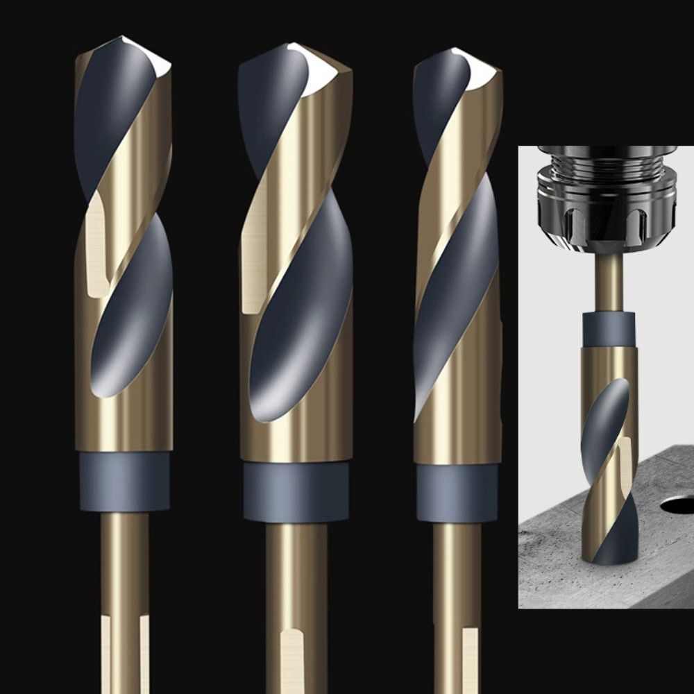 Portable 12mm-20mm Twist Drill HSS Spiral Cobalt Drill Bit High Quality Round Shank Metal Hole Opener
