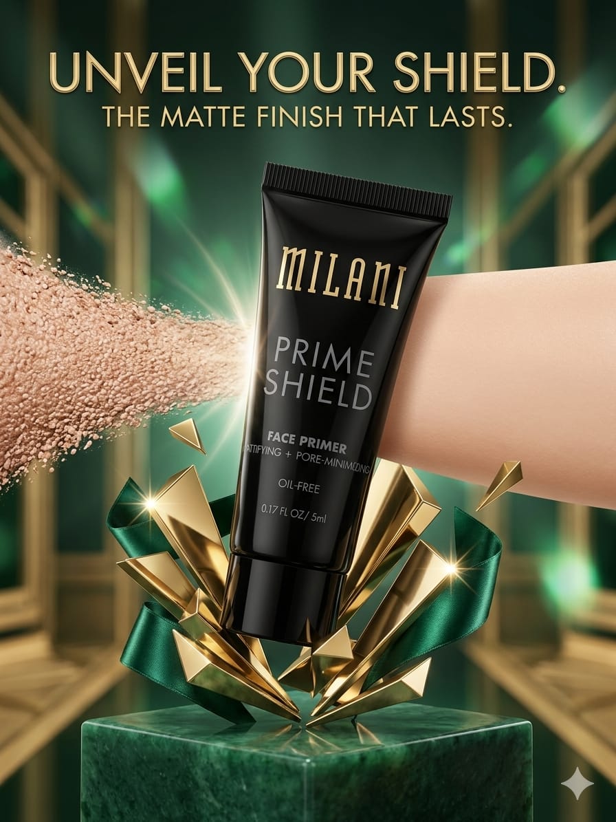 Milani Prime Perfection Hydrating Face Primer | Oil-Free Pore Minimizing Makeup Base | Long-Lasting Shine Control 5ml