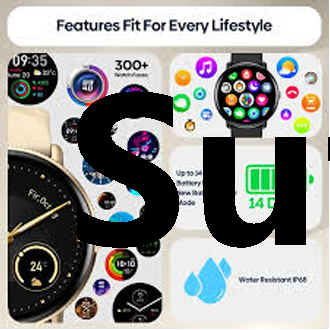 Sutuiying Zeblaze GTR 3 Pro Smart Watch AMOLED Display With Bt Calling