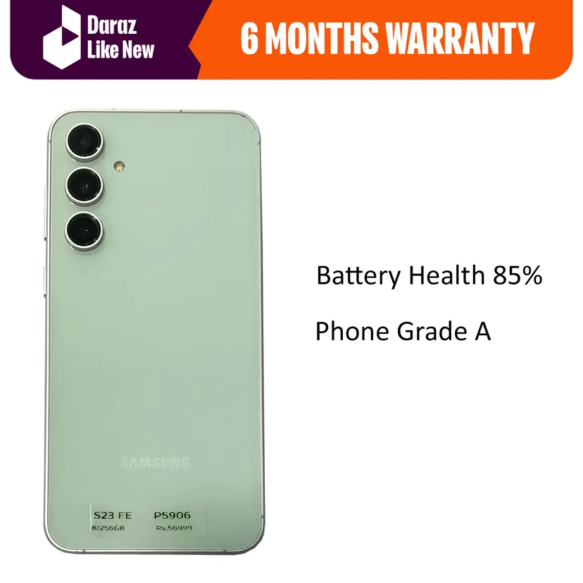 ( Renewed ) Samsung Galaxy S23 FE - 8/256 GB Mint - NTA / MDMS Approved