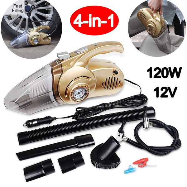 4 in 1 Multi Function Car Vacuum Cleaner