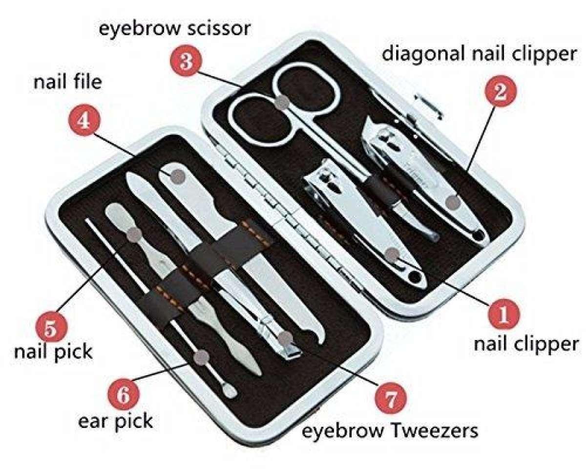 7 In 1 Professional Manicure Pedicure Kit