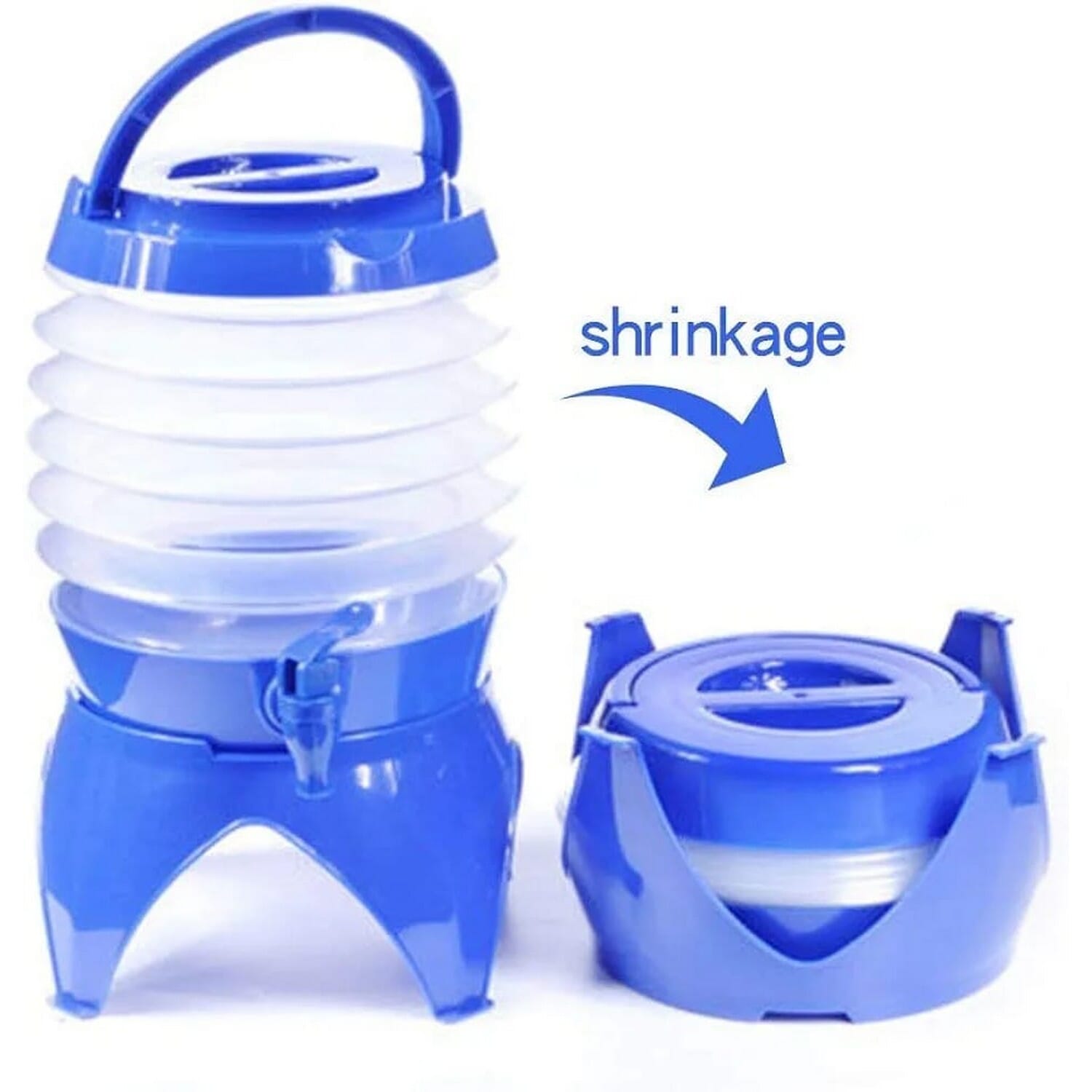 5.5 Liter Folding Collapsible Beverage Tub Dispenser Water Container for Outdoor Camping