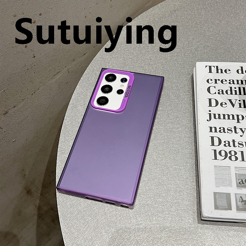 Sutuiying Luxury Batman Superman Clear Matte Phone Case For Samsung Galaxy S24 S23 S22 Ultra S21 S20 FE S10 Plus Note 20 10 A34 A54 Cover