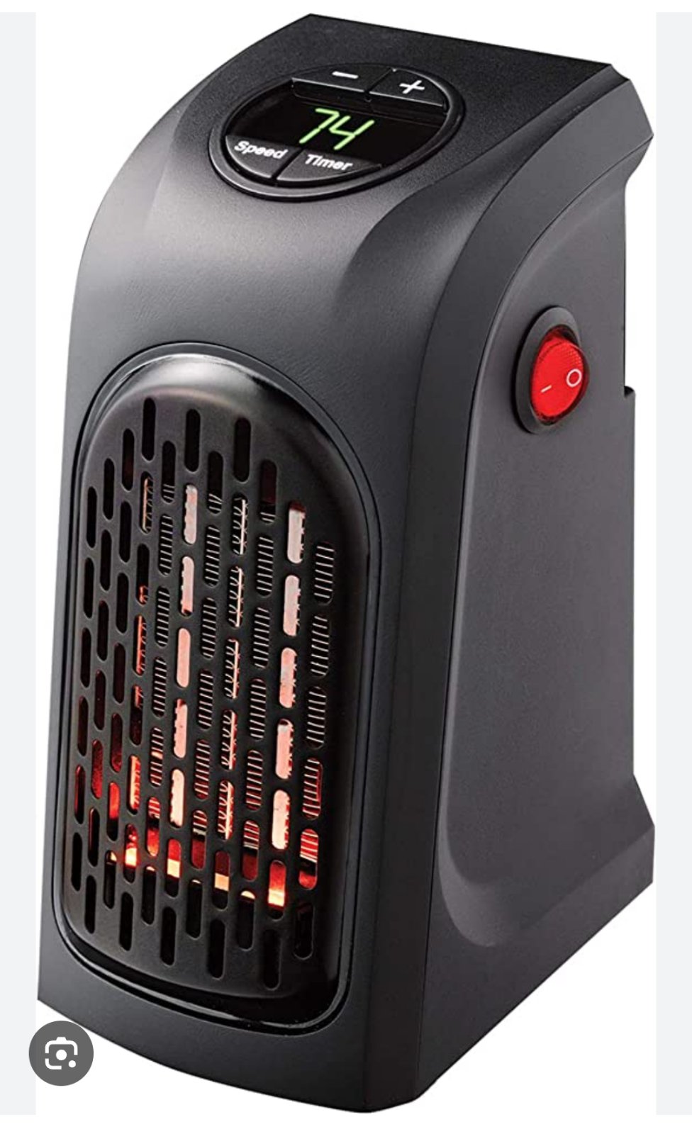 Product details of Electric New Handy Heater Turbo Wall-Outlet 400 Watts with Temperature Control| Mini Heater, Portable Heater| Mini Heater for Bedroom (Office Work Room, Bathrooms, Rooms) The image provided here is only for reference purpose. Actual pro