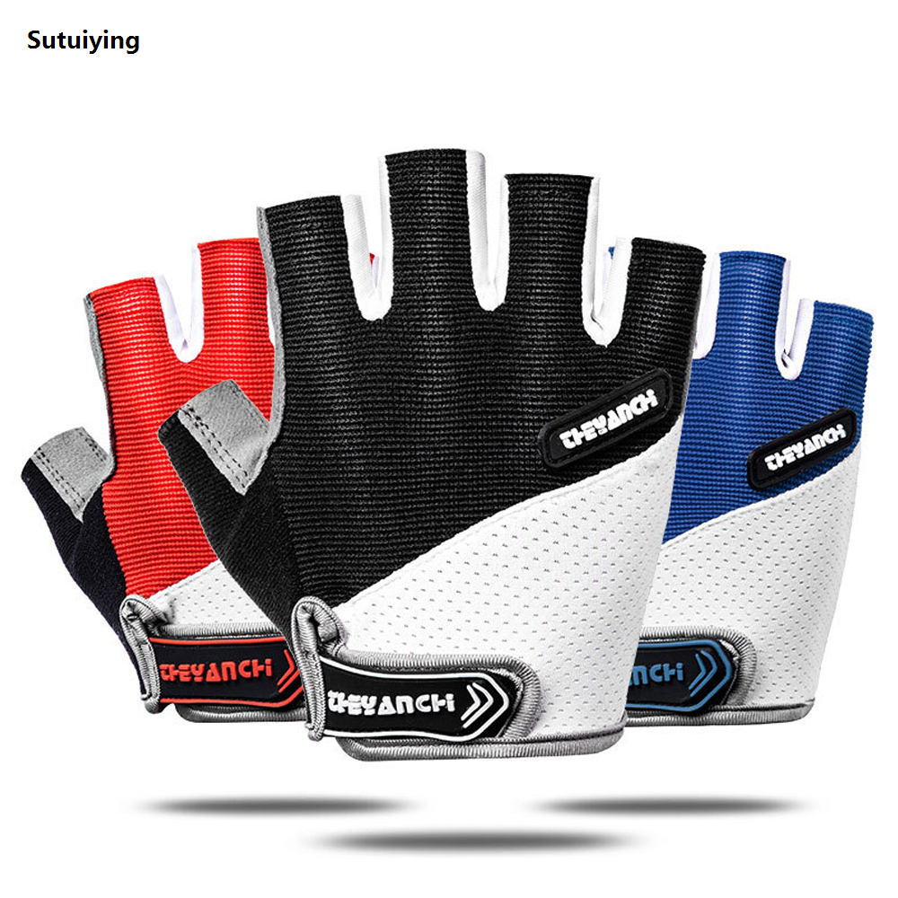 Sutuiying 1 Pair Cycling Gloves Bike Gloves Biking Gloves for Men Women with New style Shock-Absorbing Pad,Extra GripBreathable Mountain Bike Gloves