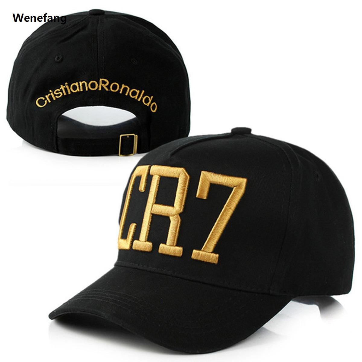 Wenefang High Quality 2019 new arrival Cristiano Ronaldo CR7 Hats Baseball Caps Hip Hop Cap Snapback Hat for Men Women sun hats