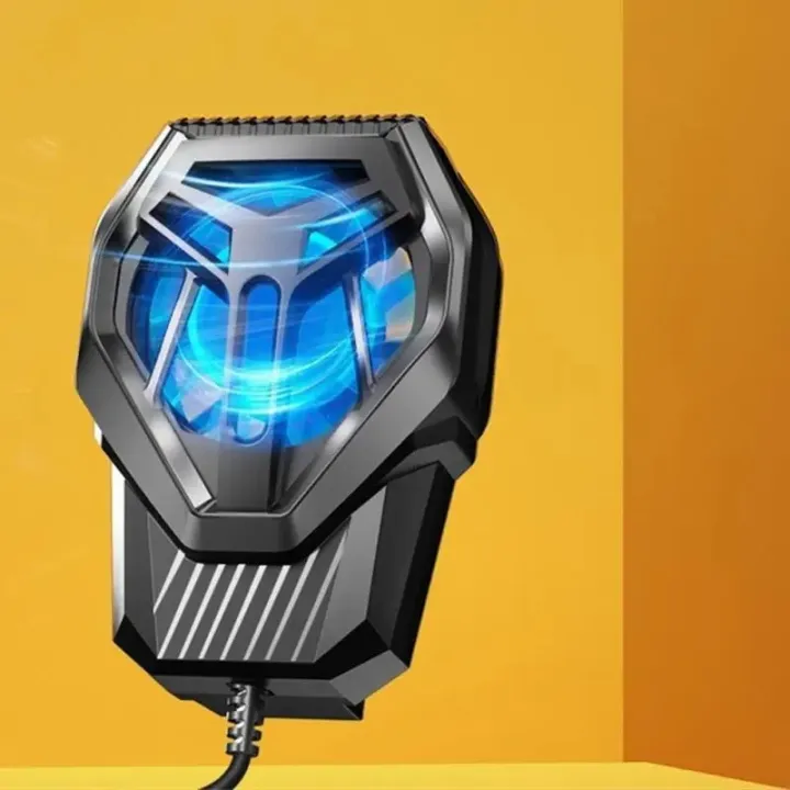 Vylon Imported Quality Pubg Cooling Fan Mobile Cooler For Mobile Strong Wind Power Fan For Mobile With LED Light Unversal Mobile Cooling Mini Fan For All Mobile