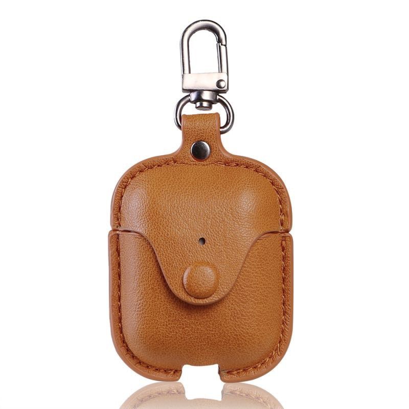 Earbuds Leather Bag