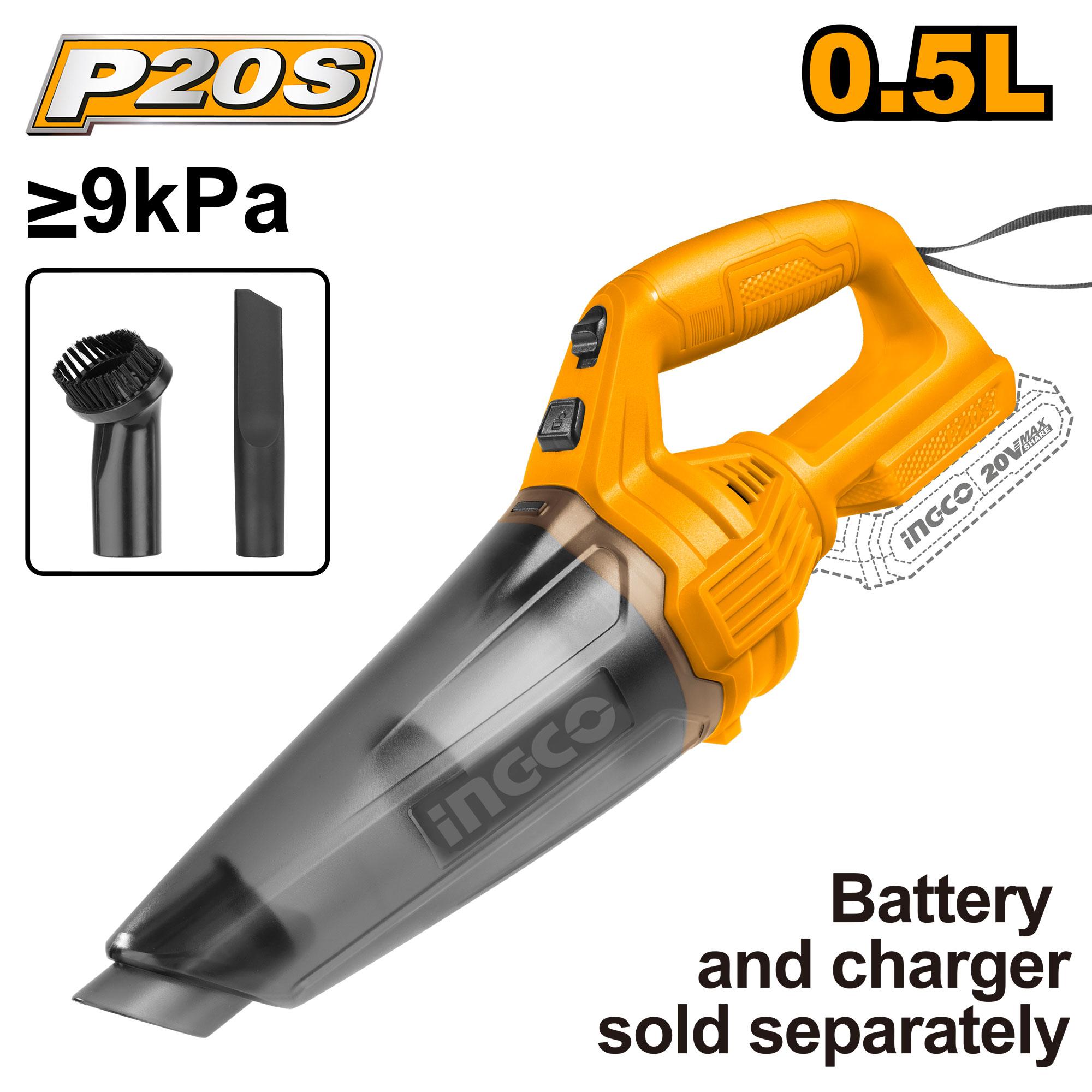 Ingco Brand New 20V Lithium-ion Car And Home Vacuum Cleaner (Battery Not Include)