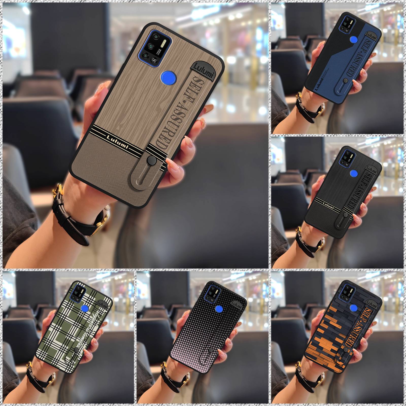 Phone Holder Nature Phone Case For Tecno Spark5 Air/Spark6 Air/KD6 Fashion Design Commerce Silicone Wristband Masculine