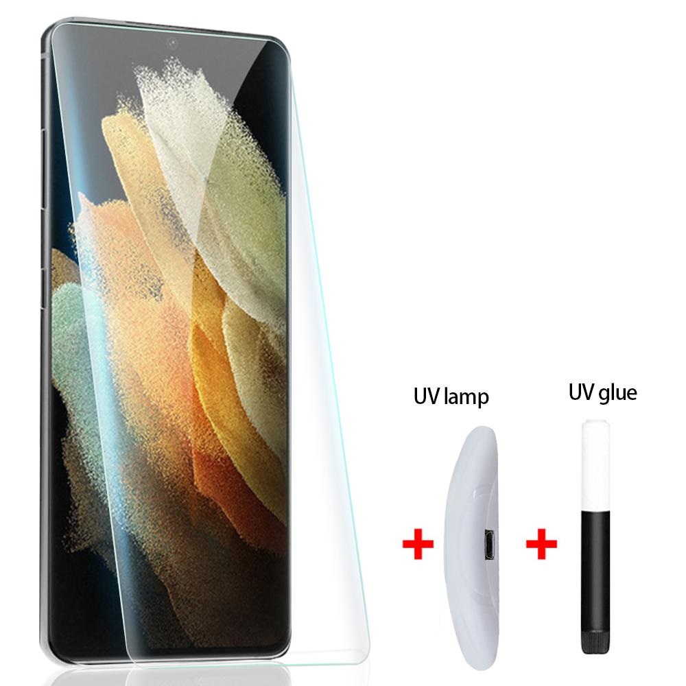 Samsung Galaxy S21 Ultra UV Liquid Curved Tempered Glass