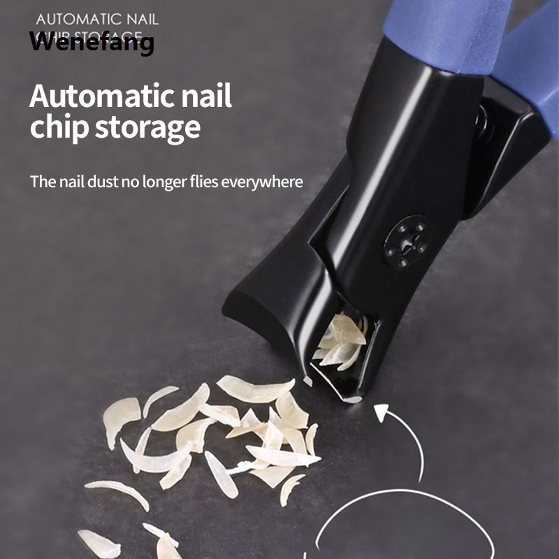 Wenefang Wide Jaw Toenail New Stainless Steel Nail Clipper with Ultra Opening Portable Finger Nail Cutter