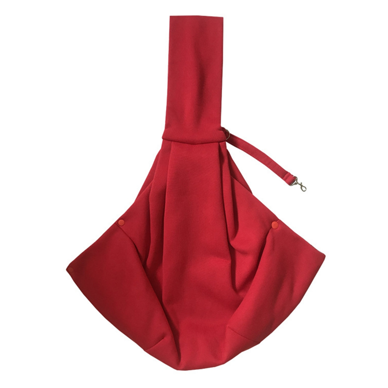 Red Comfortable Dog Bag Pet Crossbody Shoulder Bag Outdoor Travel Portable Cat Dog Small