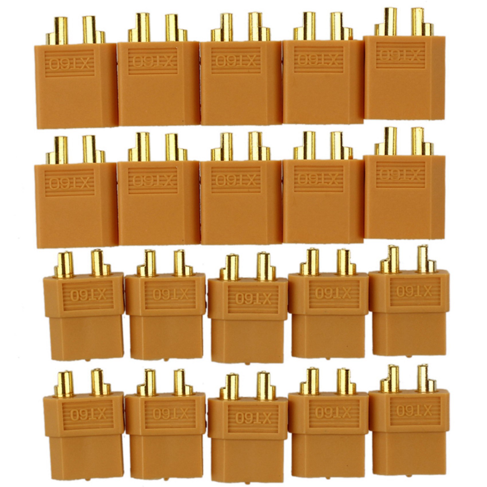 NAMUNY XT60 Connector Pairs - Pack of 10 Pairs