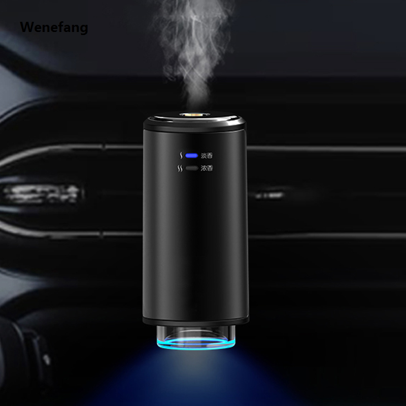 Wenefang Car Electric Air Diffuser Aroma Car Air Vent Humidifier Mist Aromatherapy Car Air Freshener Perfume Fragrance Car Accessories