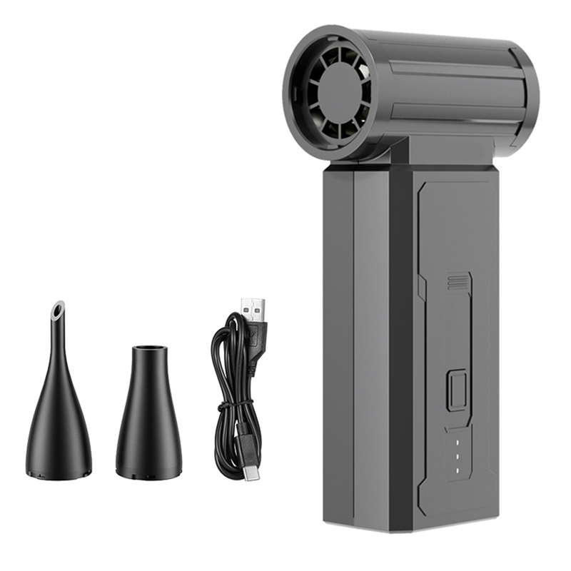 Mini Turbo Jet Fan Air Blower Portable Cordless Computer Keyboard Cleaner 100000RPM Brushless Turbo Fan Air Duster
