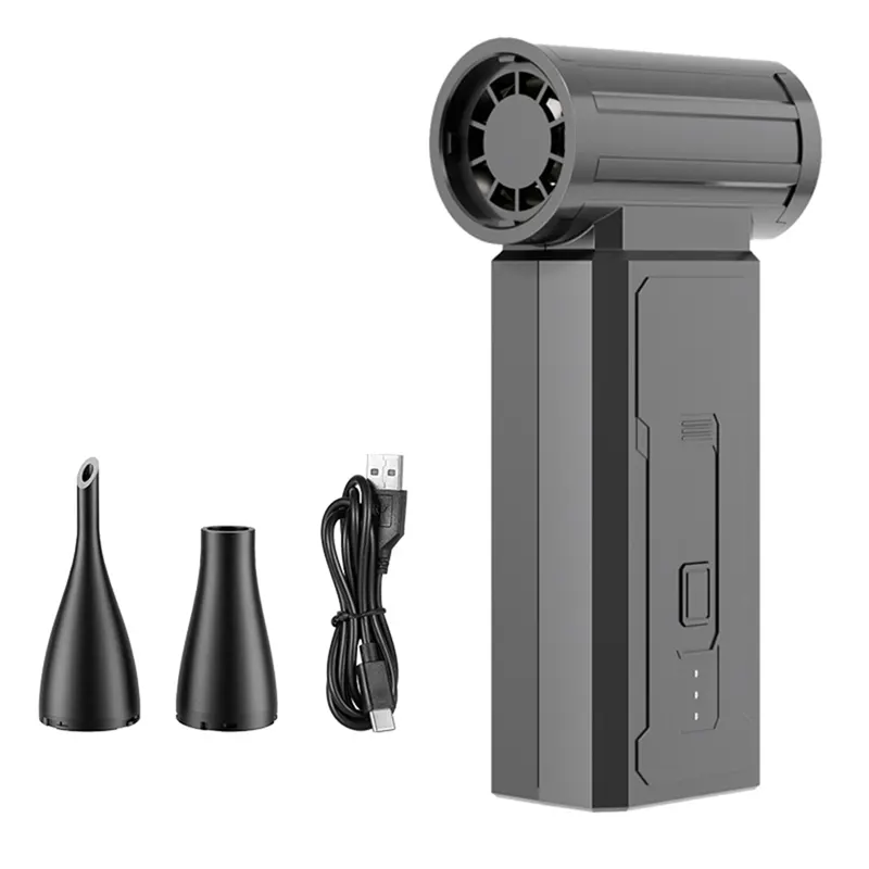 JAERBEE Mini Turbo Jet Fan Air Blower Portable Cordless Computer Keyboard Cleaner 100000RPM Brushless Turbo Fan Air Duster - image 1