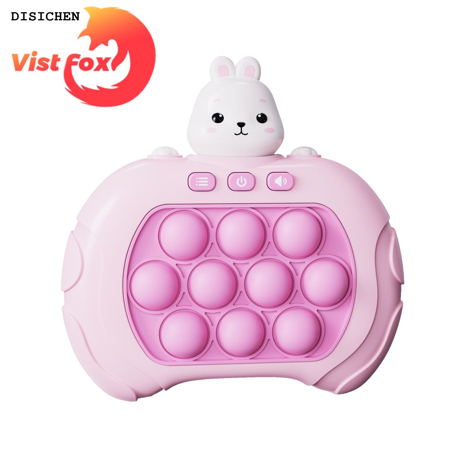 DISICHEN Bargain price Interactive Toy for Parties Whack-a-mole Handheld Game Console Fun Reaction Training Toy for Kids Stress Relief Birthday Gift 4 Modes Southeast Asian Buyers Push Bubble Toy for Kids