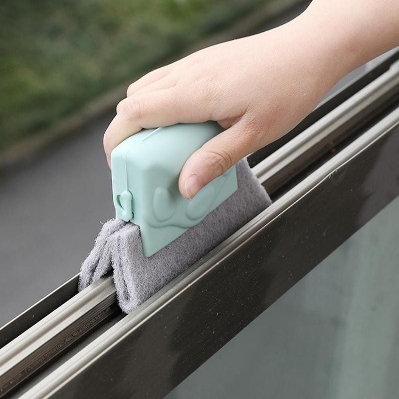 Creative Window Groove Cleaning Brush, Hand-held Crevice Cleaner Tools, Magic Window Cleaning Brush, Quickly Clean All Window Slides and Gaps