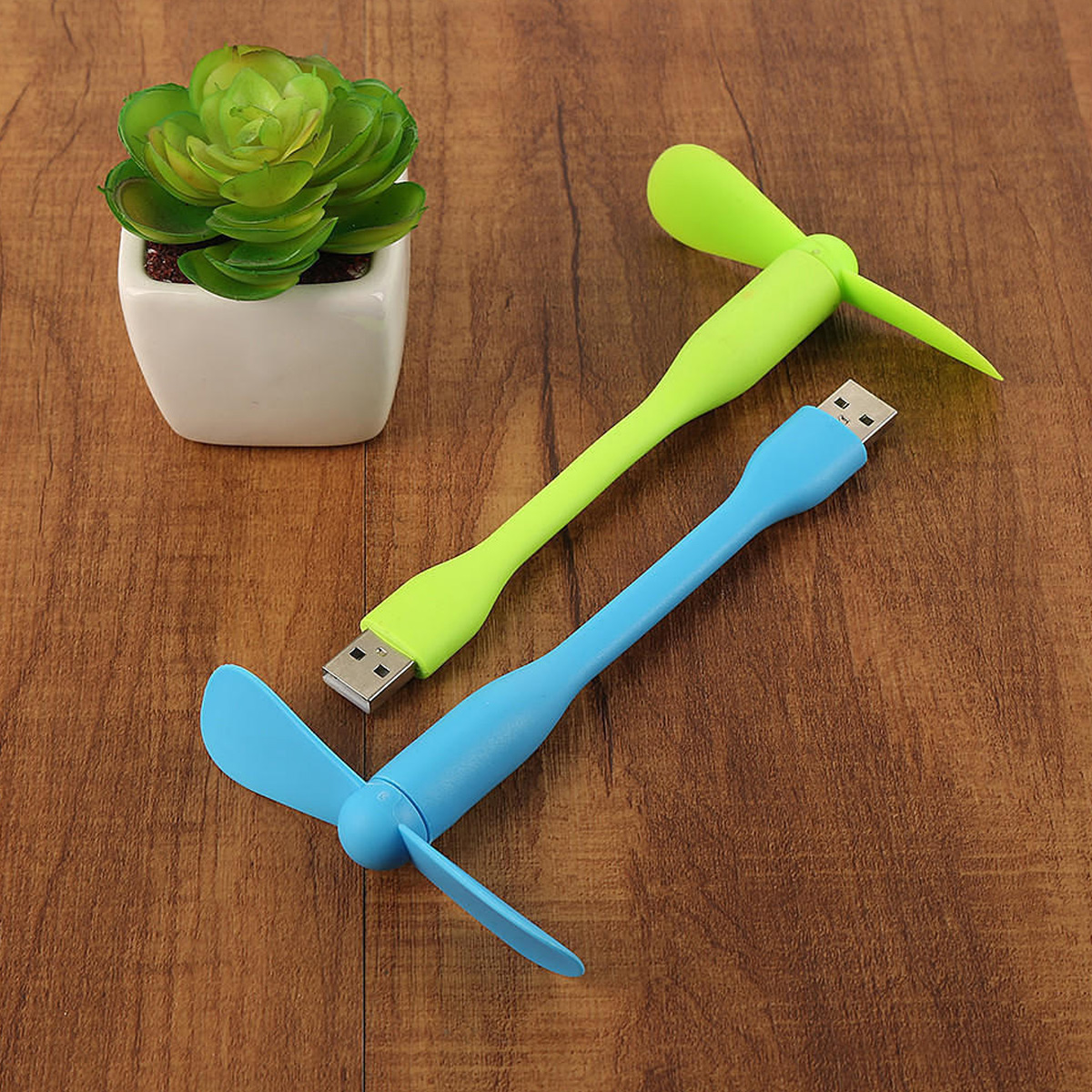 OB-TEL Mini Portable USB Fan Portable Mini USB Dragon Fan with 2 Leaf Connect with Laptop, Smartphone, Powerbank, USB Adapter/Hub