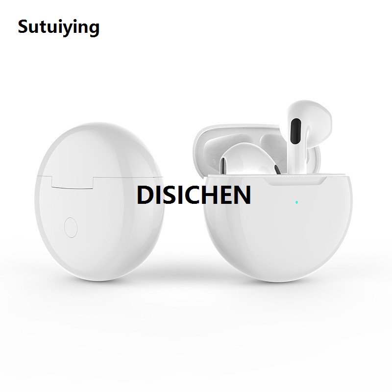 DISICHEN Air Pro 6 TWS Wireless Bluetooth Earphones Mini Luxury Pods Earbuds EarPods Headset For All Phones 2025 New