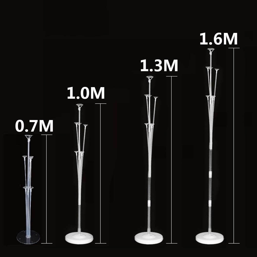 Romantic Baby Shower Wedding Favors Birthday Decoration Column Stand Base Tube Sets Rack Balloon Support