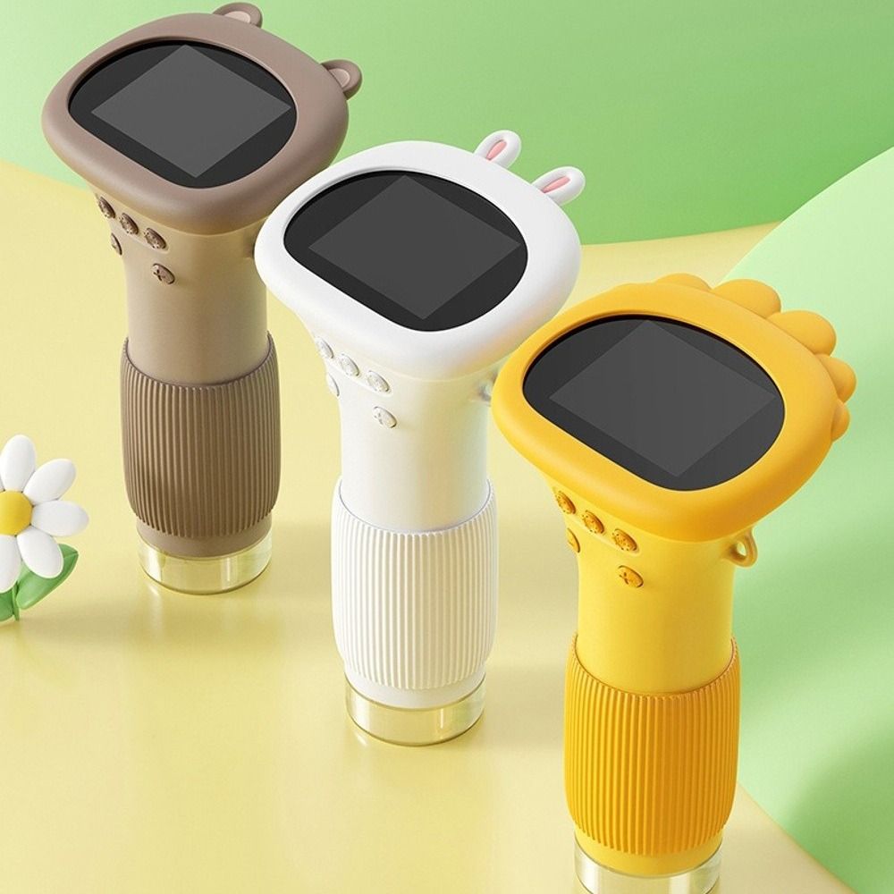 Mini 1000X Handheld Microscope for Kids HD Take Pictures Kids Microscope Rechargeable Portable Pocket Microscope Science Discovery