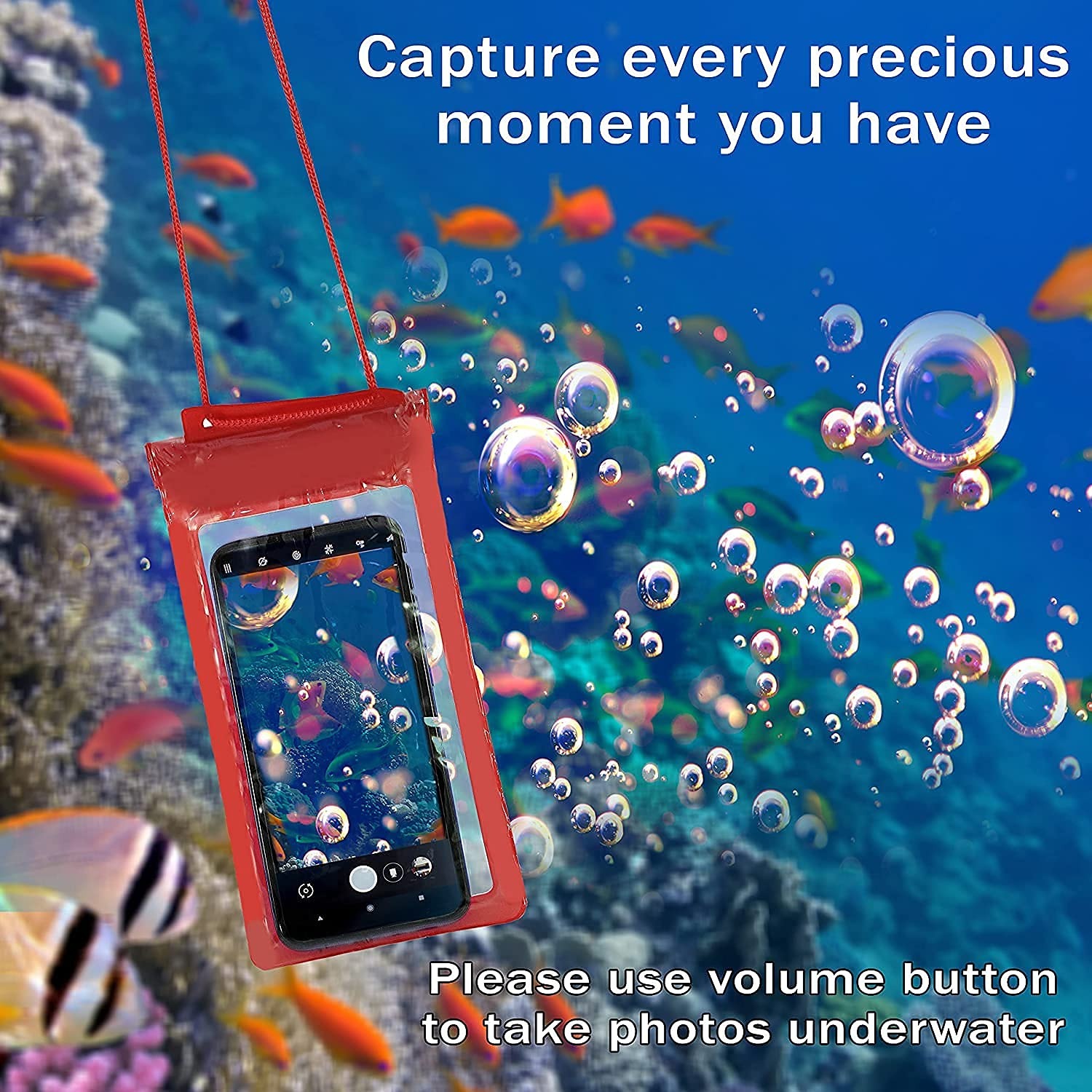Waterproof Sealed Mobile Pouch PVC Transparent Rain Protection Mobile Cover Pouch Case for all phones upto 7.0 inches