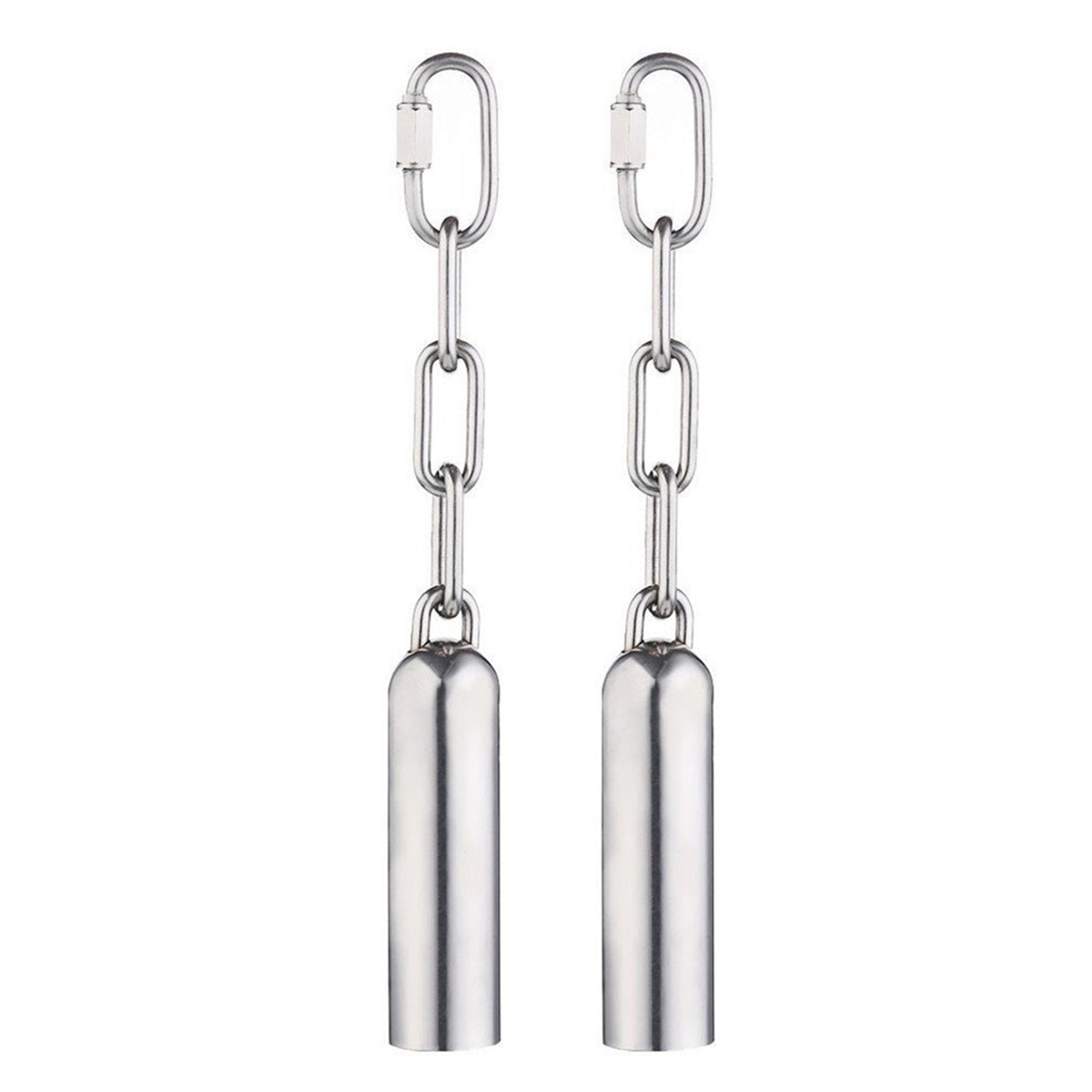 fasdaga 2X Stainless Steel Bell Toy for Birds,Heavy Duty Bird Cage Toys for Parrots, African , Mini Macaws, Small Cockatoos